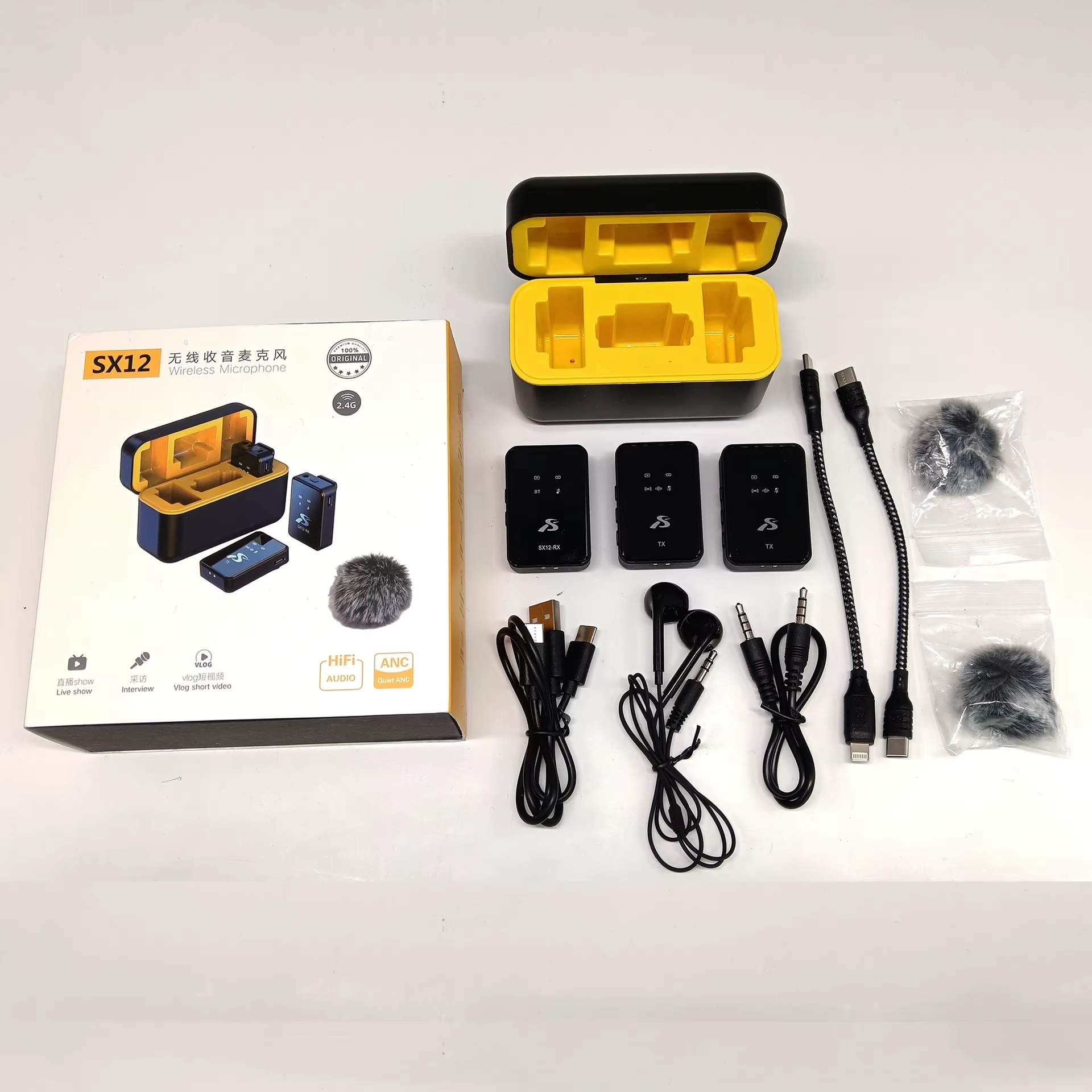 Micrófono Inalámbrico Dinámico SX12